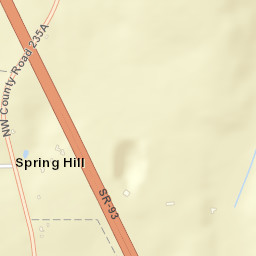 Spring Hill Florida Street Map