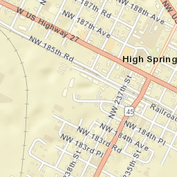 High Springs Florida Street Map