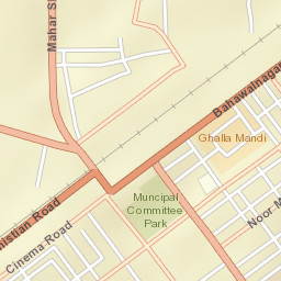 Chishtian Street Map