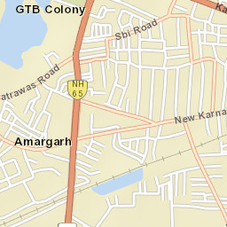 Kaithal Street Map