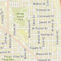 4610 North Main Street Houston TX Street Map