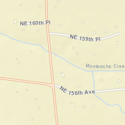 Monteocha Florida Street Map