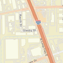 N Loop E Service Rd, Houston, TX Street Map