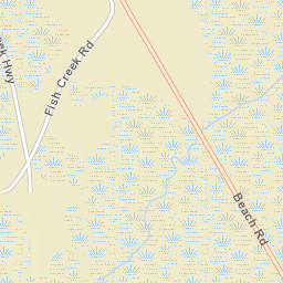 Fish Creek Florida Street Map