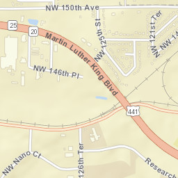 Burnetts Lake Florida Street Map