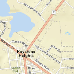 Keystone Heights Florida Street Map