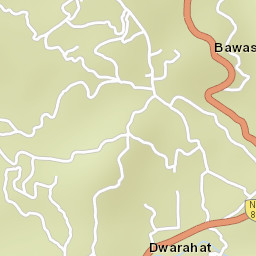 Dwarahat Street Map