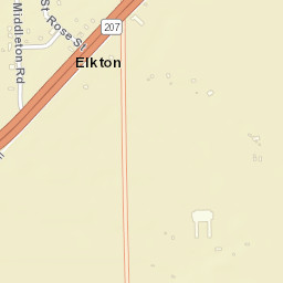 Elkton Florida Street Map