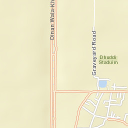 Dinan Bashnoian Wala Street Map