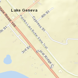 Lake Geneva Florida Street Map