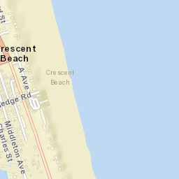 Crescent Beach Florida Street Map