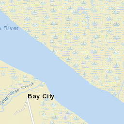 Bay City Florida Street Map