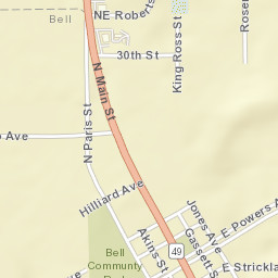 Bell Florida Street Map