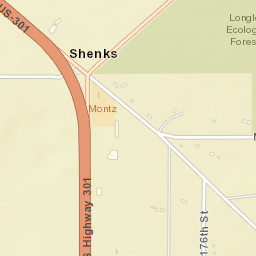 Shenks Florida Street Map