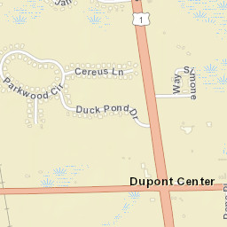 Dupont Center Florida Street Map