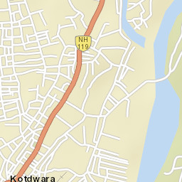 Kotdwara Street Map