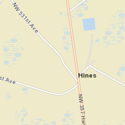 Hines Florida Street Map