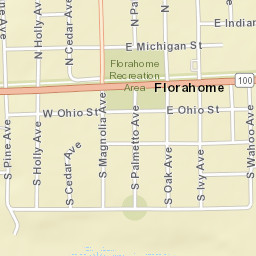 Florahome Florida Street Map