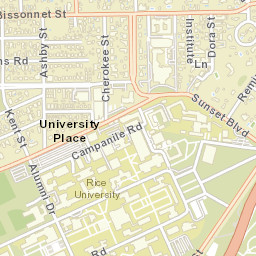 Rice University Laboratory Road Houston TX 77005 America Street Map
