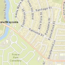 465-499 South 75th Street Houston TX Street Map