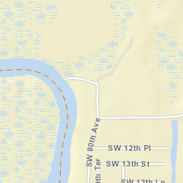 Wannee Florida Street Map