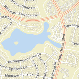 10441 Spring Green Boulevard Katy TX Street Map