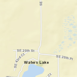 Waters Lake Florida Street Map