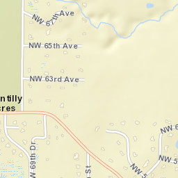 Chantilly Acres Florida Street Map