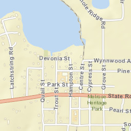 Melrose Florida Street Map