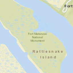 Fort Matanzas Florida Street Map