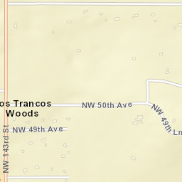 Los Trancos Woods Florida Street Map