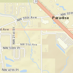 Paradise Florida Street Map