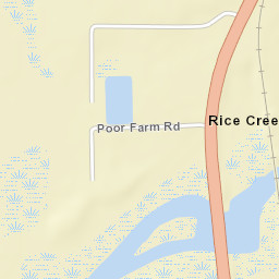 Rice Creek Florida Street Map