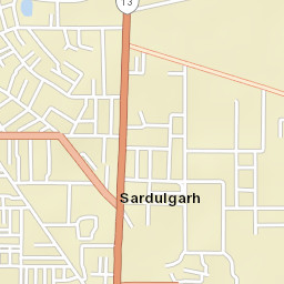 Sardulgarh Street Map