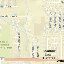 Wimberly Estates Florida Street Map