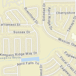 16151 Barbarossa Drive Houston TX Street Map