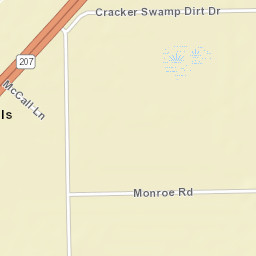 Orange Mills Florida Street Map
