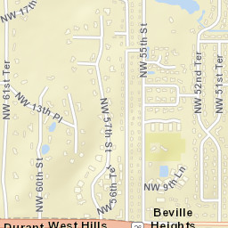 West Hills Florida Street Map