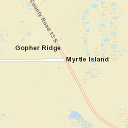 Gopher Ridge Florida Street Map