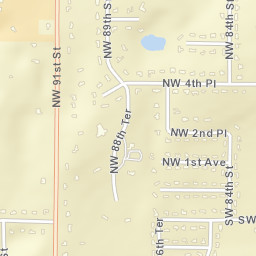 Buckingham West Florida Street Map