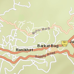 Ranikhet Street Map