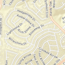 25046-25060 Earthstone Drive, San Antonio Street Map