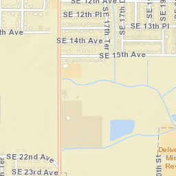 Lincoln Estates Florida Street Map