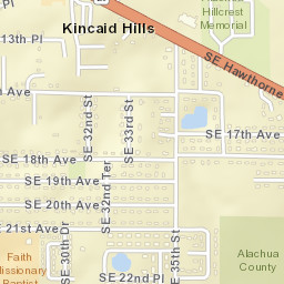 Kincaid Hills Florida Street Map