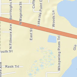 Mannville Florida Street Map