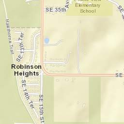 Robinson Heights Florida Street Map