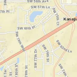 Kanapaha Florida Street Map