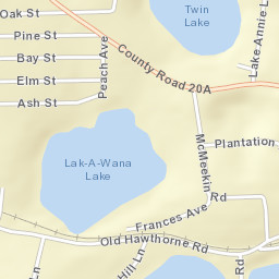McMeekin Florida Street Map