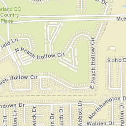 Country Place Boulevard Pearland TX Street Map