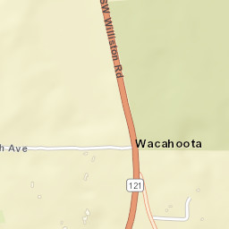 Wacahoota Florida Street Map